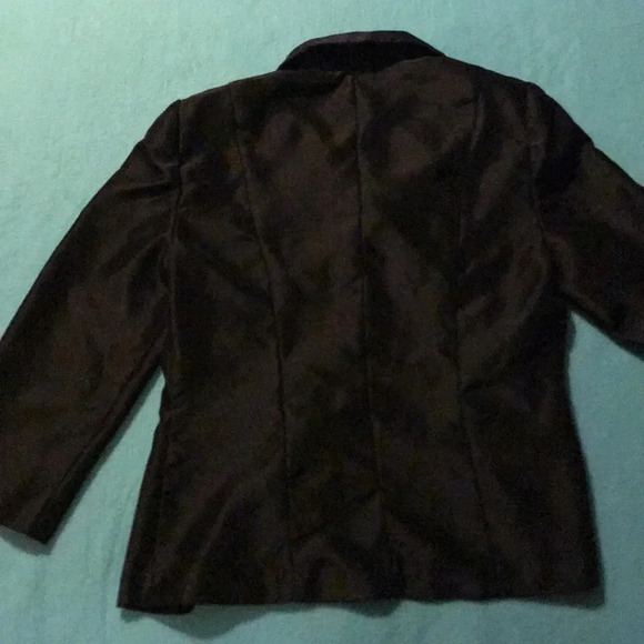 𝅺SCARLETT blouse blazer jacket shacket and animal print pants set size 10 - Picture 7 of 8